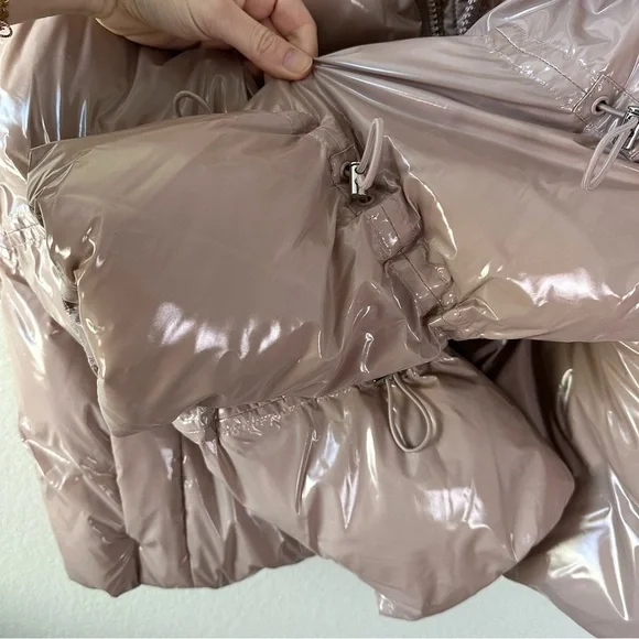 ALO YOGA Stunner Puffer Jacket in Dusty Punk SZ M - Picture 7 of 11